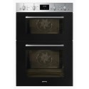 A2/DOSF400B Refurbished Smeg Cucina Built In Double Oven - Black