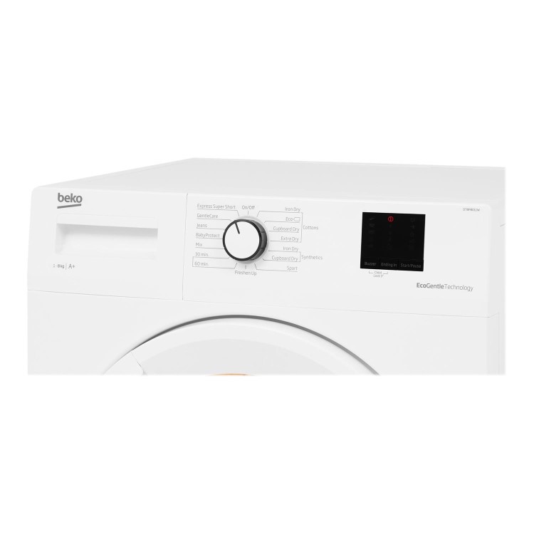 Refurbished Beko DTBP8011W Freestanding Heat Pump 8KG Tumble Dryer White