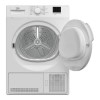 Refurbished Beko DTLCE80041W Freestanding Condenser 8KG Tumble Dryer White