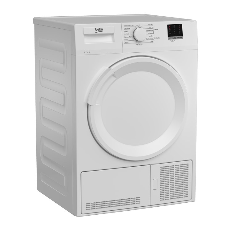 Refurbished Beko DTLCE90051W Freestanding Condenser 9KG Tumble Dryer White