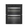 Refurbished Hotpoint DUH 10D B Built In Electric Fan Double Oven - Black