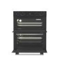 Refurbished Hotpoint DUH 10D B Built In Electric Fan Double Oven - Black