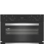 Refurbished Hotpoint DUH 10D B Built In Electric Fan Double Oven - Black