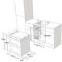 Refurbished Indesit Electric Built In Double Oven - Stainless Steel