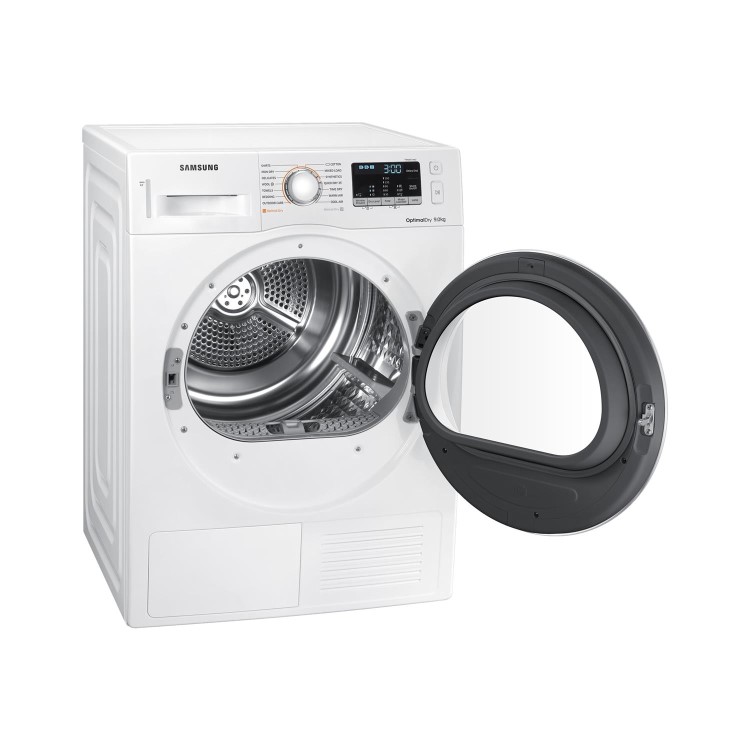 Refurbished Samsung DV90M50001W/EU 9KG Smart Freestanding Heat Pump Tumble Dryer