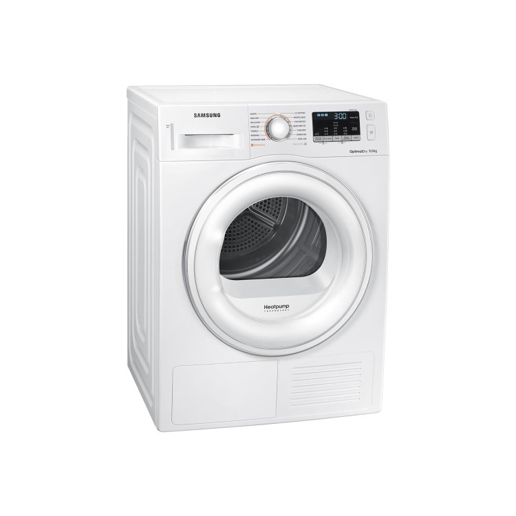 Refurbished Samsung DV90M50001W/EU 9KG Smart Freestanding Heat Pump Tumble Dryer