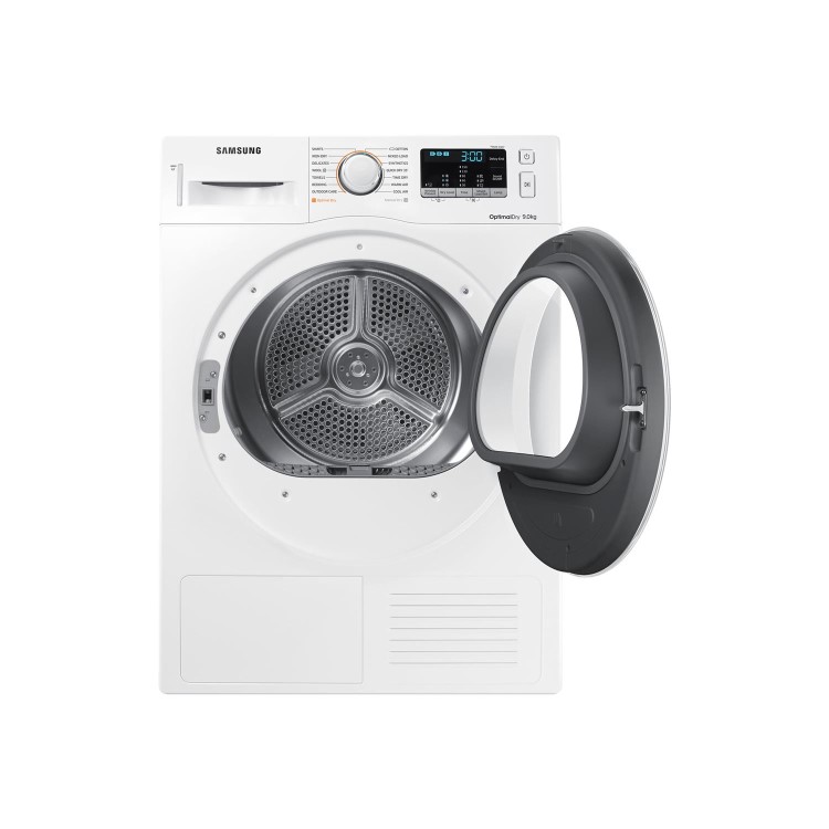 Refurbished Samsung DV90M50001W/EU 9KG Smart Freestanding Heat Pump Tumble Dryer