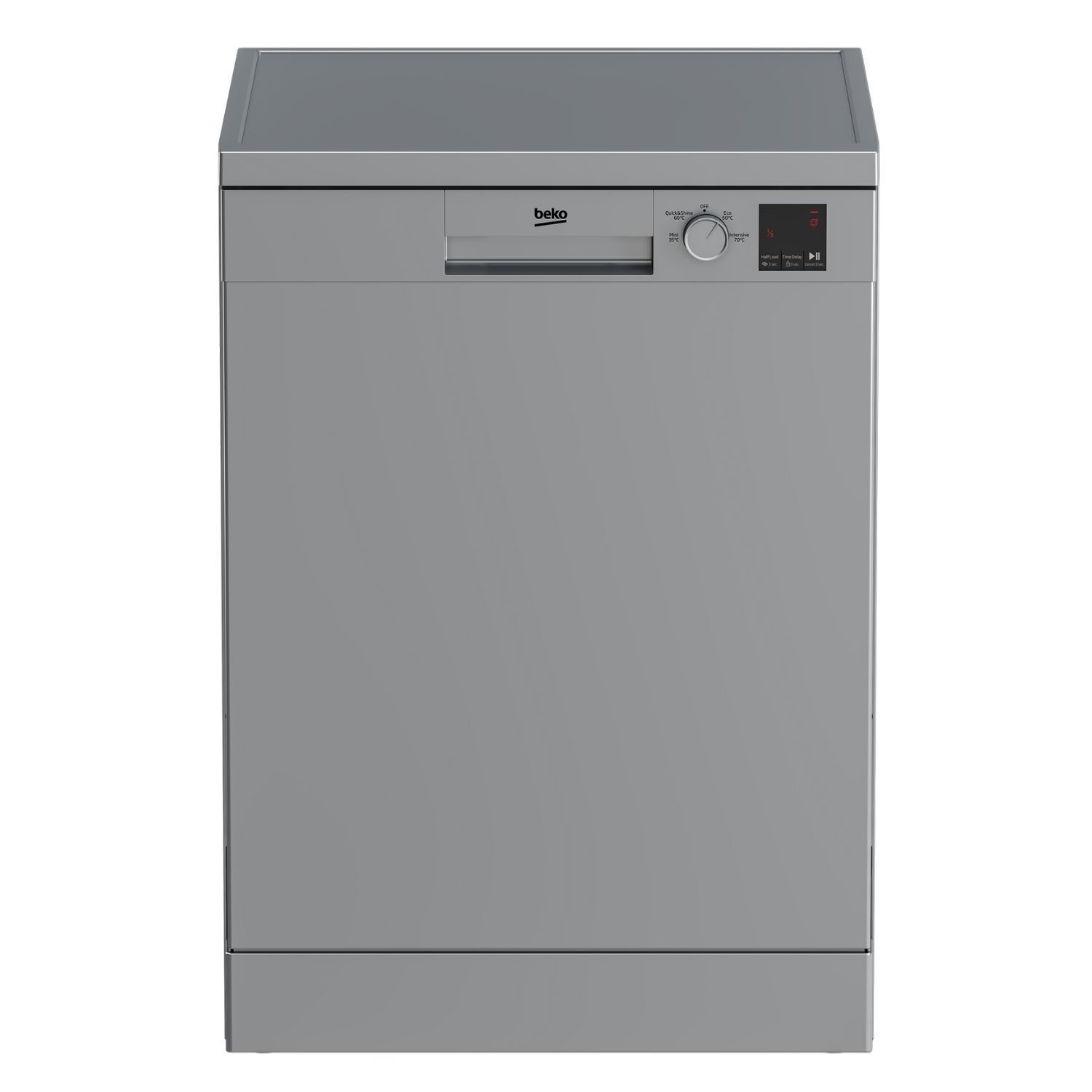 Beko DVN04X20S 13 Place Settings Freestanding Dishwasher - Silver