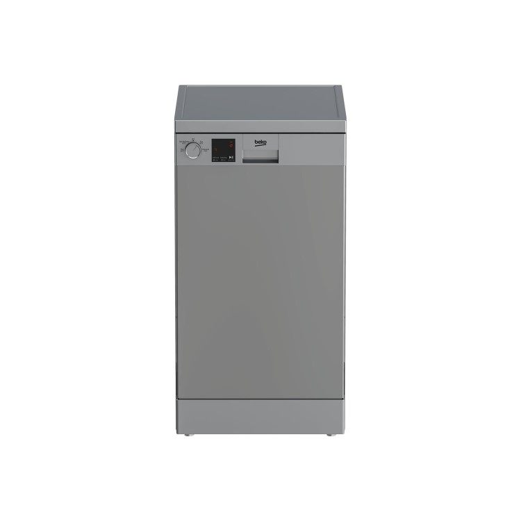 Refurbished Beko DVS04020S Freestanding 10 Place Dishwasher Silver