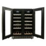 Refurbished Danby DWC120KD1BSS Freestanding 40 Bottle French Door Dual Zone Wine Cooler