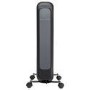Refurbished electriQ 2400W Smart Oil-Free Electric Portable Radiator With LED Display - Black