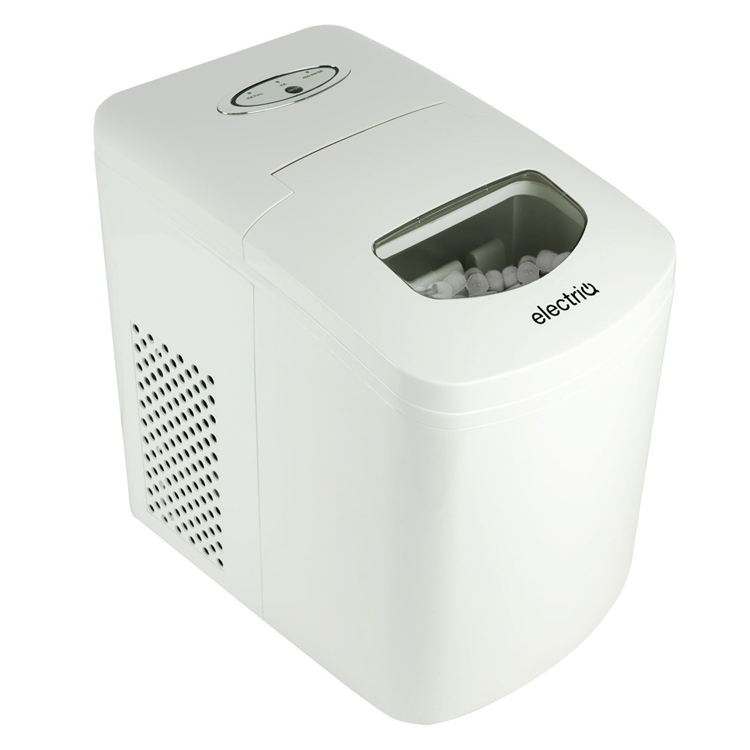 electriQ EIQICEMWH Countertop Ice Maker in White