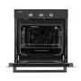 electriQ Gas Oven with Electric Grill - Black
