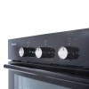 electriQ Gas Oven with Electric Grill - Black