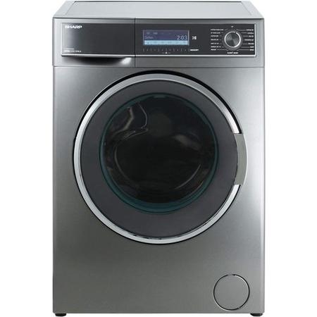 Refurbished Sharp ES-HDD1047AO Freestanding 10/6KG 1400 Spin Washer Dryer Graphite