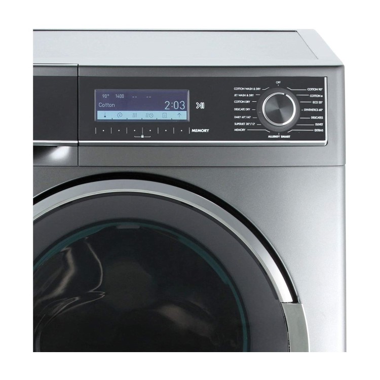 Refurbished Sharp ES-HDD1047AO Freestanding 10/6KG 1400 Spin Washer Dryer Graphite