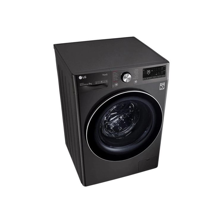 Refurbished LG TurboWash 360 F6V909BTSA Freestanding 9KG 1600 Spin Washing Machine Black
