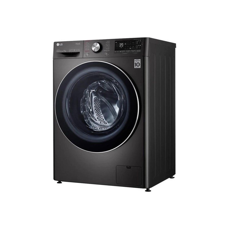 Refurbished LG TurboWash 360 F6V909BTSA Freestanding 9KG 1600 Spin Washing Machine Black