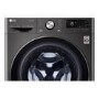 Refurbished LG TurboWash 360 F6V909BTSA Freestanding 9KG 1600 Spin Washing Machine Black