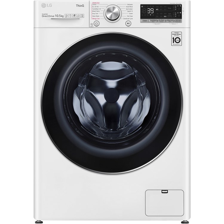 Refurbished LG F6V910WTSA Freestanding 10.5KG 1560 Spin Washing Machine White