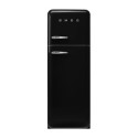 A2/FAB30RBL5UK Refurbished Fifties Style Right Hand Hinge Top Mount Fridge Freezer - Black