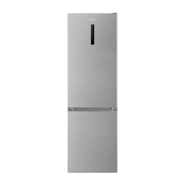 Refurbished  Smeg FC18XDNE Freestanding 300 Litre Fridge Freezer Stainless Steel