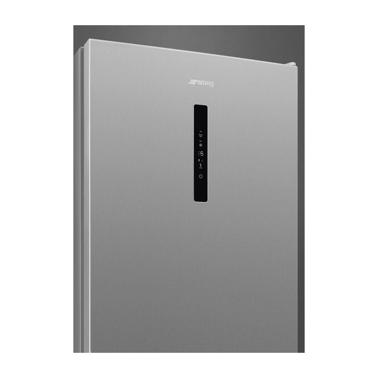 Refurbished  Smeg FC18XDNE Freestanding 300 Litre Fridge Freezer Stainless Steel