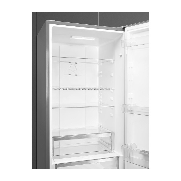 Refurbished  Smeg FC18XDNE Freestanding 300 Litre Fridge Freezer Stainless Steel
