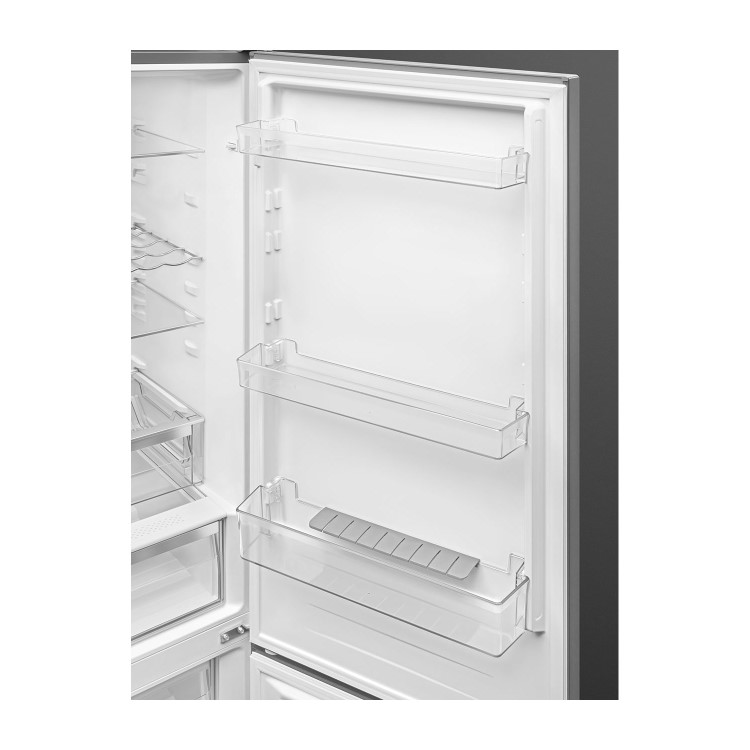Refurbished  Smeg FC18XDNE Freestanding 300 Litre Fridge Freezer Stainless Steel