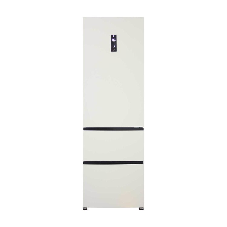 GRADE A2 - Haier A2FE635CCJ Frost Free Cream Freestanding Fridge Freezer