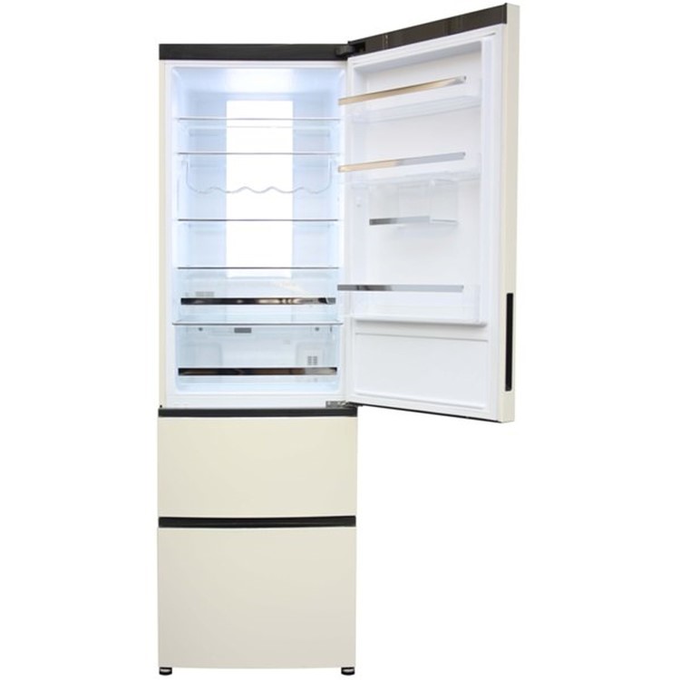 GRADE A2 - Haier A2FE635CCJ Frost Free Cream Freestanding Fridge Freezer