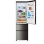 GRADE A1 - Haier A2FE635CFJ Frost Free Stainless Steel Look Freestanding Fridge Freezer