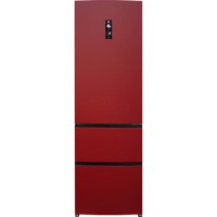 Haier A2FE635CRJ Frost Free Red Freestanding Fridge Freezer