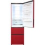 Haier A2FE635CRJ Frost Free Red Freestanding Fridge Freezer