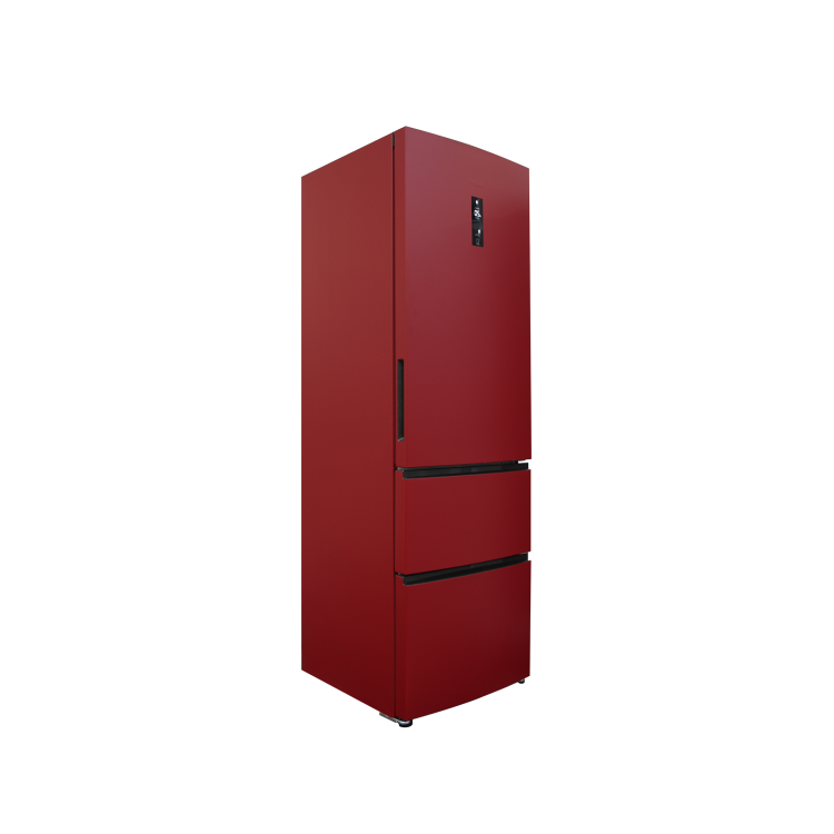 Haier A2FE635CRJ Frost Free Red Freestanding Fridge Freezer