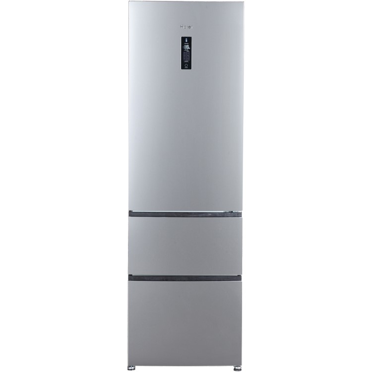 Haier A2FE635CSJ Frost Free Silver Freestanding Fridge Freezer