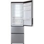 Haier A2FE635CSJ Frost Free Silver Freestanding Fridge Freezer
