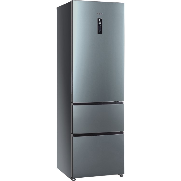 Haier A2FE635CSJ Frost Free Silver Freestanding Fridge Freezer