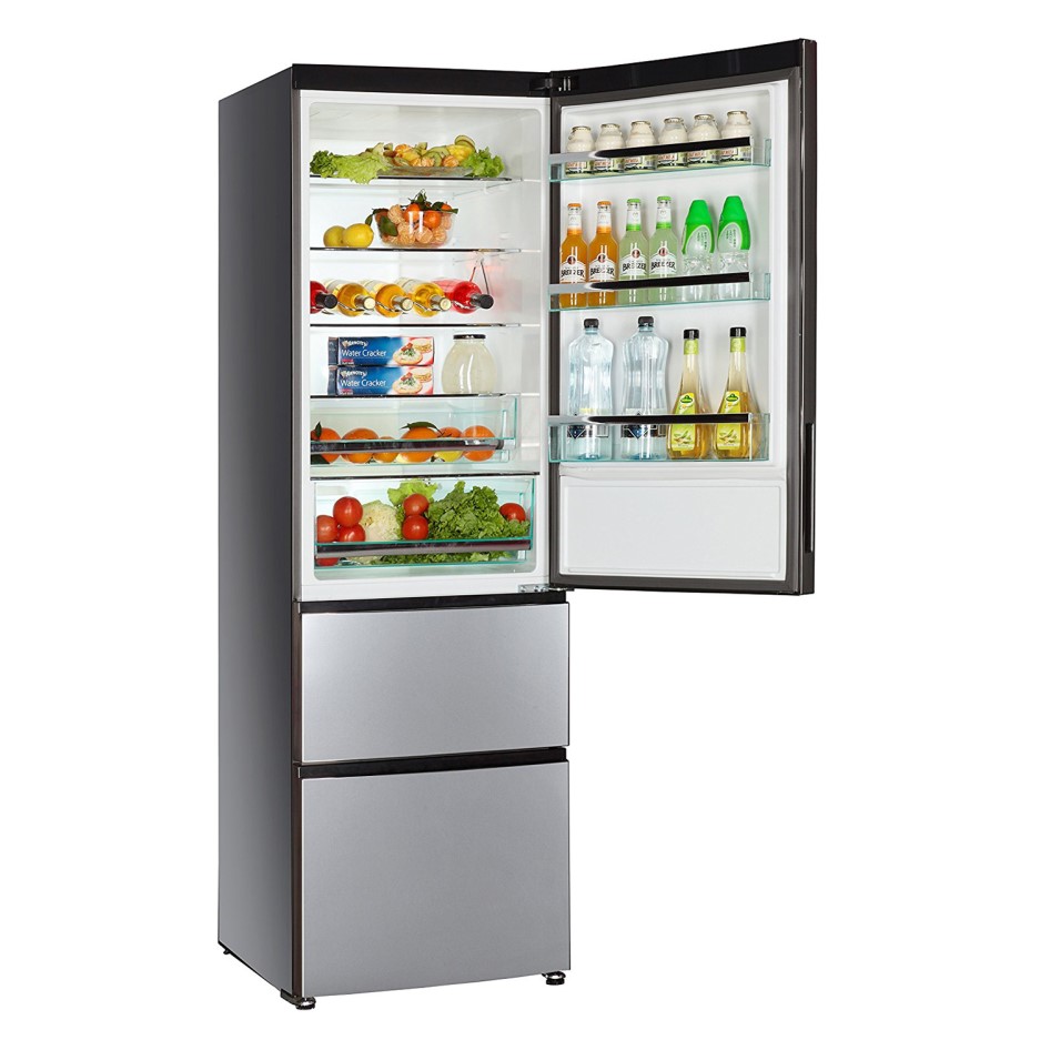Haier A2FE735CXJ 191x60cm Frost Free Freestanding Fridge Freezer With