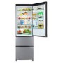 Haier A2FE735CXJ 191x60cm Frost Free Freestanding Fridge Freezer With MyZone - Stainless Steel