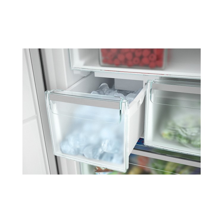 Refurbished Miele FNS28463E Freestanding 262 Litre Upright Freezer Clean Steel