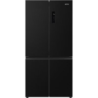 Refurbished Smeg 522 Litre Four Door Freestanding American Fridge Freezer - Dark Inox