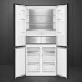 Refurbished Smeg 522 Litre Four Door Freestanding American Fridge Freezer - Dark Inox