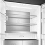 Refurbished Smeg 522 Litre Four Door Freestanding American Fridge Freezer - Dark Inox