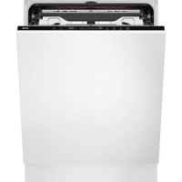Refurbished AEG Fully integrated 60cm GlassCare, 14ps, 160 Minutes, 60 Minutes, 90 Minutes; AUTO Sense, Eco, Machine Care, Quick 30 Minutes, black control panel, A rated