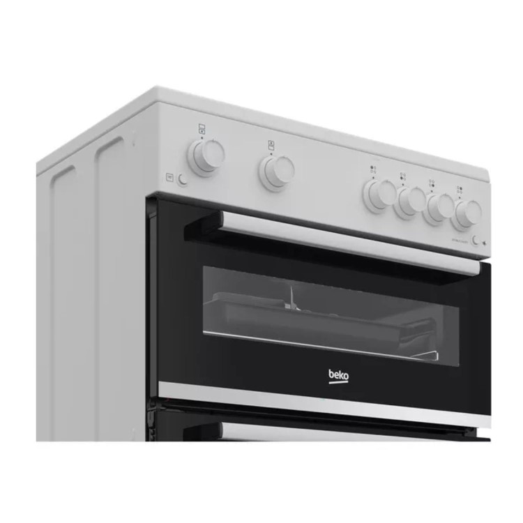Refurbished BEKO FTG6201W 60 cm Gas Cooker - White