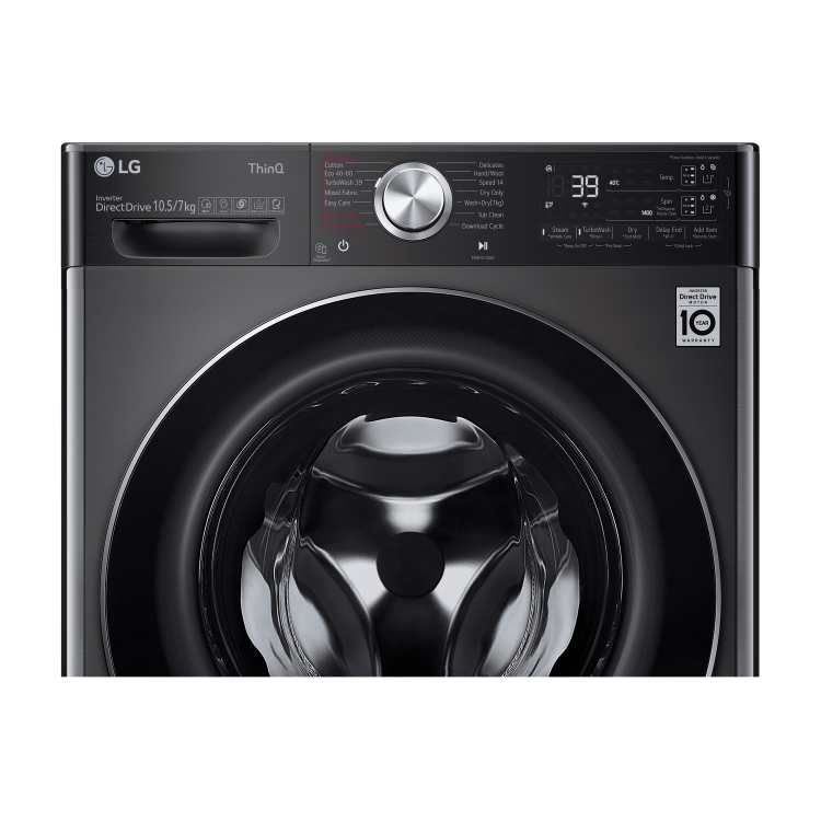 Refurbished LG V11 FWV1117BTSA Freestanding 10/7KG 1400 Spin Washer Dryer