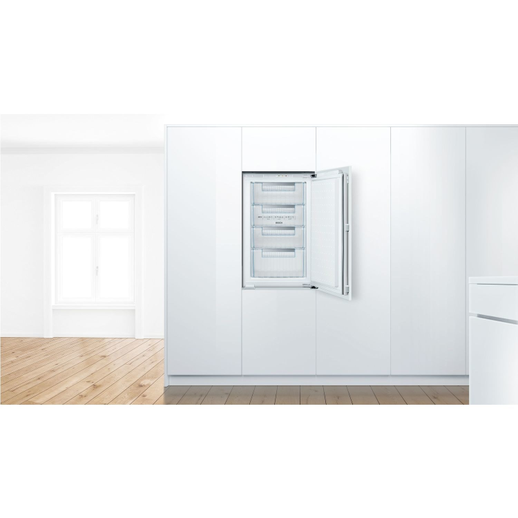 Refurbished Bosch Serie 4 GID18ASE0G Integrated 94 Litre In-Column Freezer