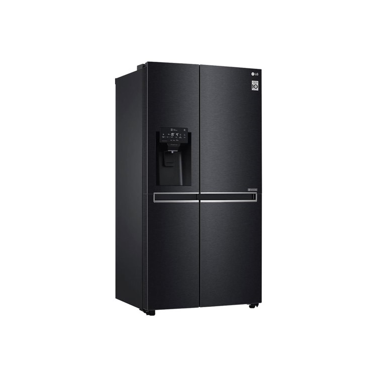 Refurbished LG GSL761MCXV Freestanding 601 Litre 70/30 American Fridge Freezer Black