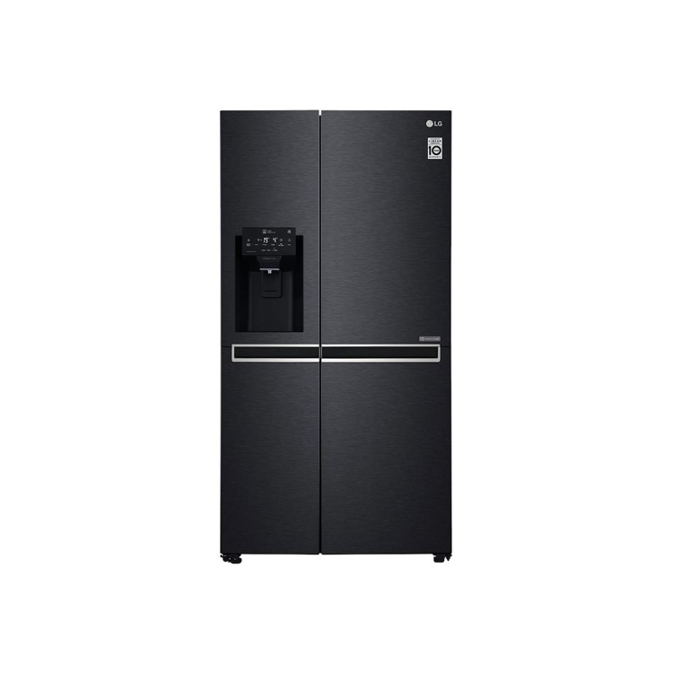 Refurbished LG GSL761MCXV Freestanding 601 Litre 70/30 American Fridge Freezer Black